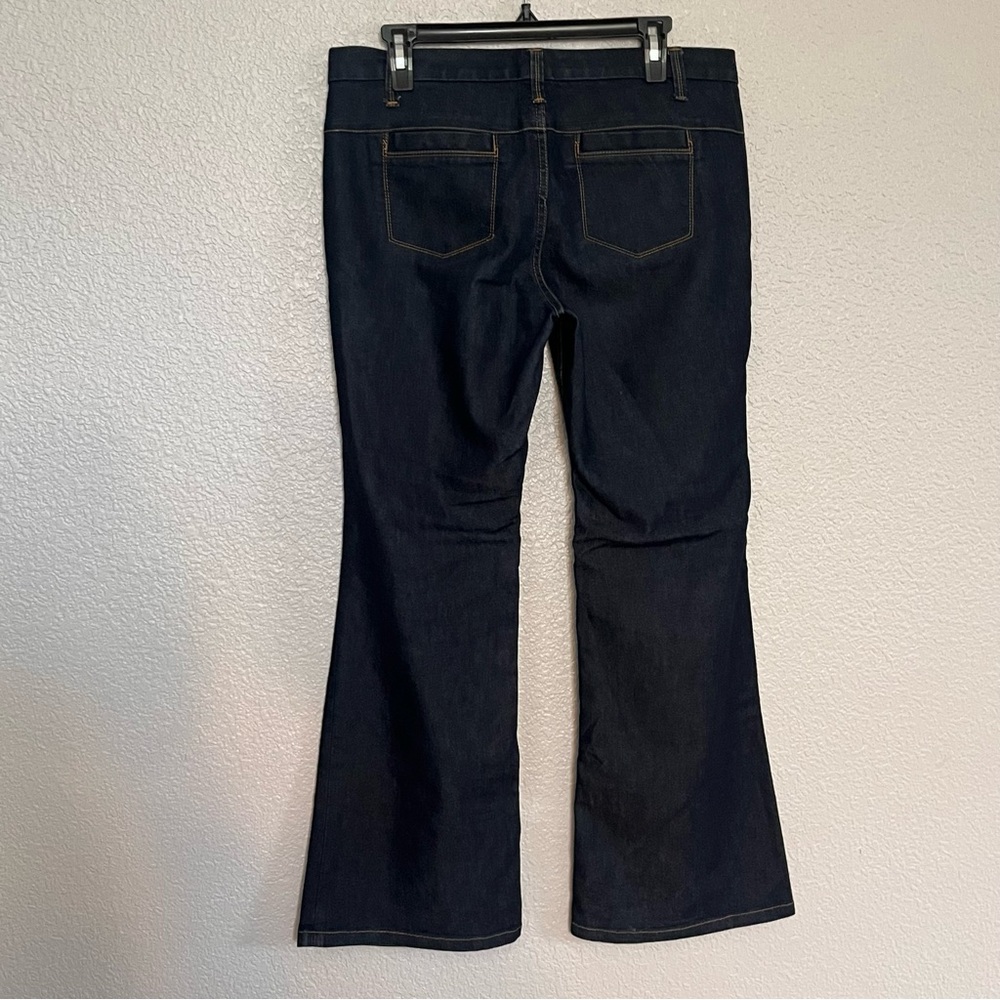 Banana Republic limited edition size 10S Dark Blue Flare Jeans - Picture 8 of 14